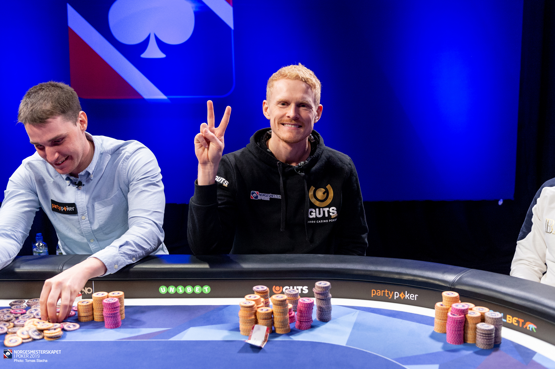 Preben Stokkan ble nummer fire i Main Event 2019. Han ble norgesmester i 2016. Foto: Tomas Stacha / Poker.no