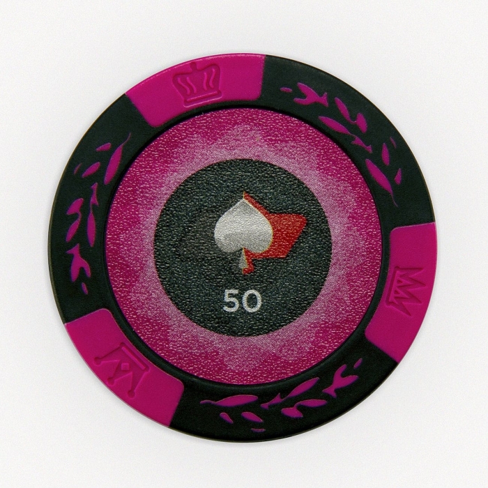 Chips sjetonger Poker Events design valør 50