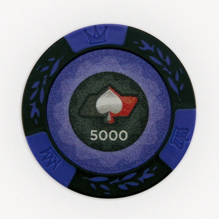 Chips sjetonger Poker Events design valør 5000