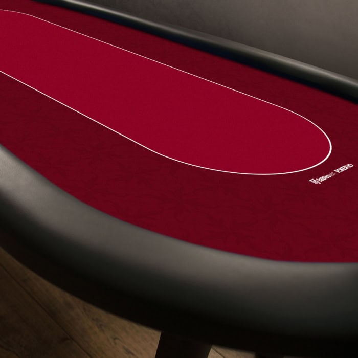 Pokerduk rød, pokerbord, poker, duk, trekk, bord, homegame.