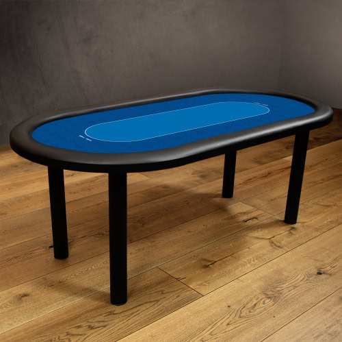 Pokerduk blå, pokerbord, poker, duk, trekk, bord, homegame.