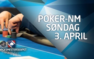 Dette skjer i poker-NM søndag 3. april