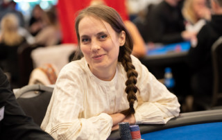 Heidi Røneid er på plass i Dublin for å spille poker-NM i 2022. Foto: Tomas Stacha / Poker.no