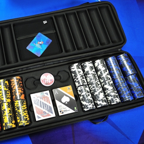 Poker koffert Deluxe, NM i poker, 500 sjetonger