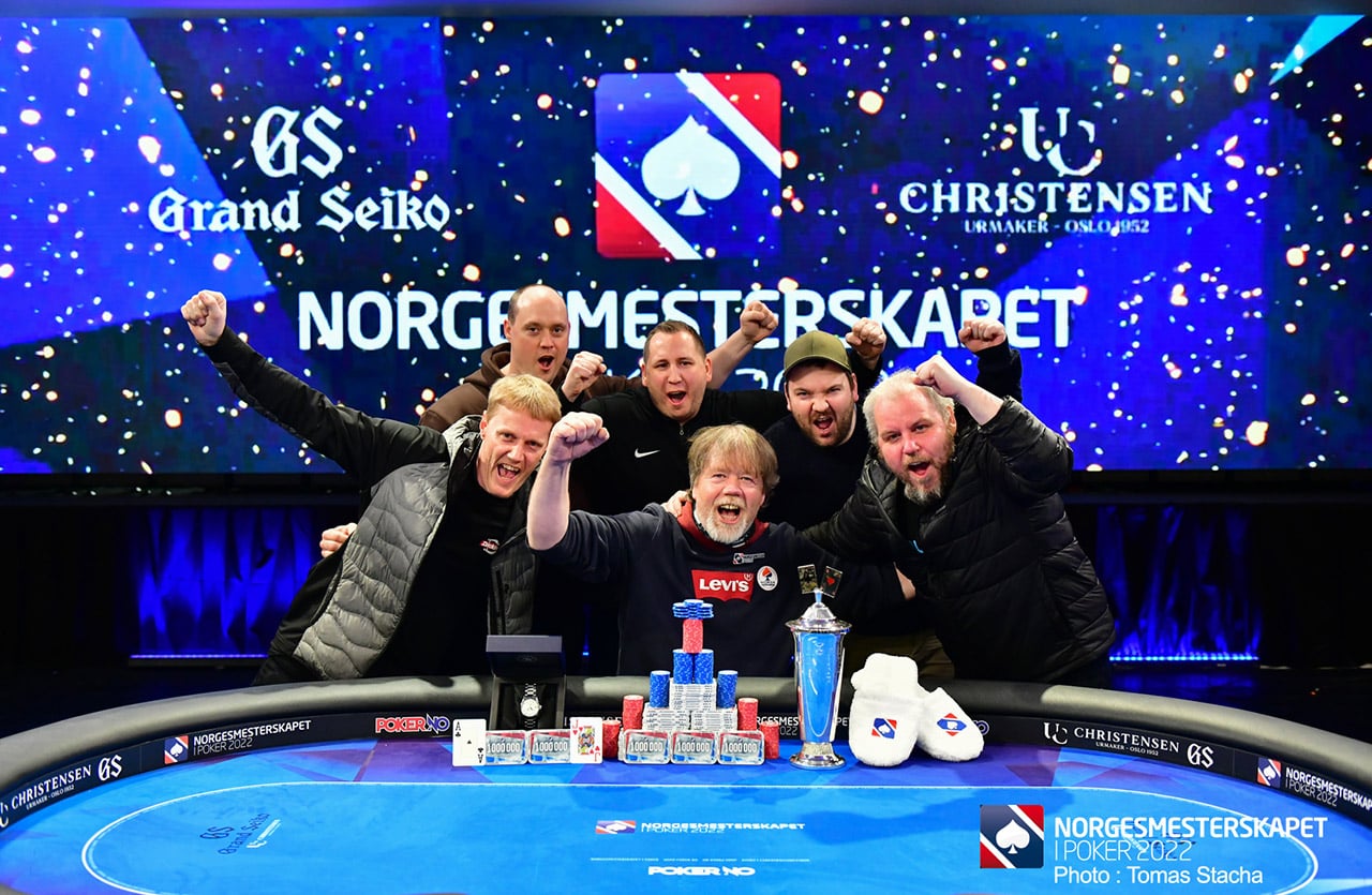 Per Indersund er norgesmester i poker 2022. Foto: Tomas Stacha / Poker.no