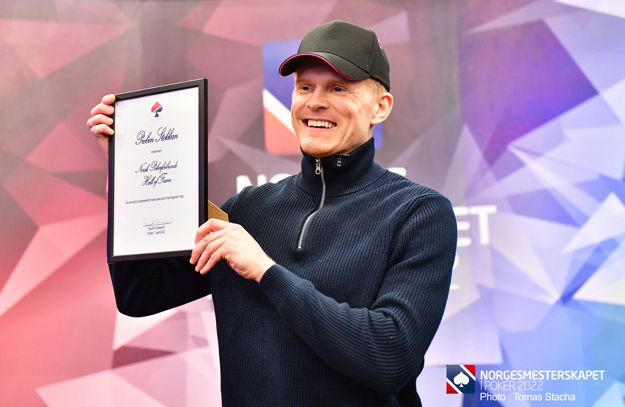 Preben Stokkan er nå med i norsk pokers Hall of Fame. Foto: Tomas Stacha / Poker.no