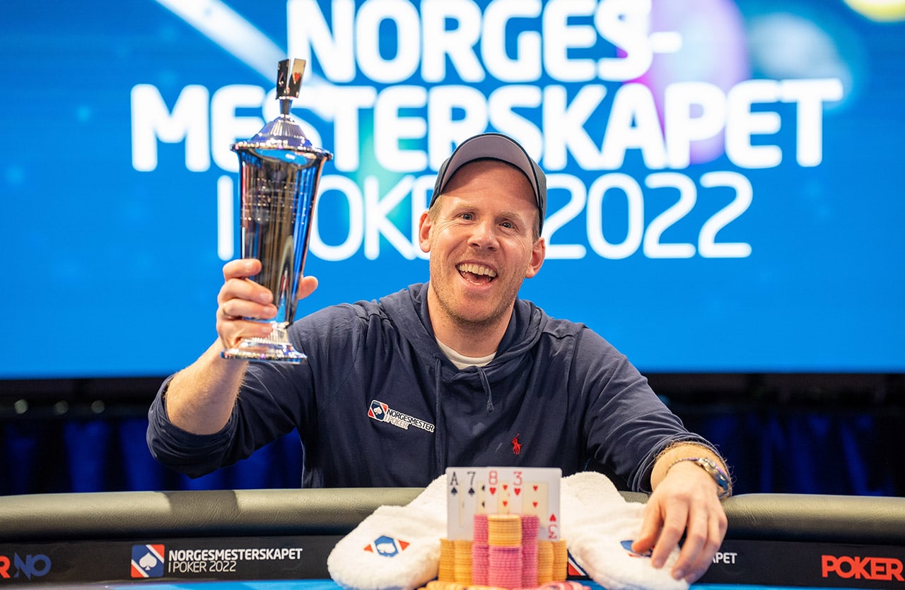 Norges beste PLO-spiller 2022 heter Thor Hjertenes. Foto: Krists Spruksts / Poker.no