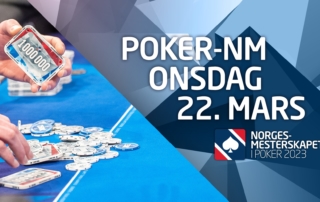 Dette skjer i poker-NM onsdag 22. mars