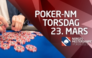 Dette skjer i poker-NM torsdag 23. mars