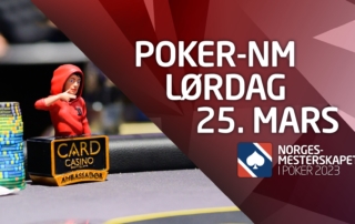 Dette skjer i poker-NM lørdag 25. mars 2023