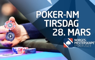 Dette skjer i poker-NM tirsdag 28. mars 2023