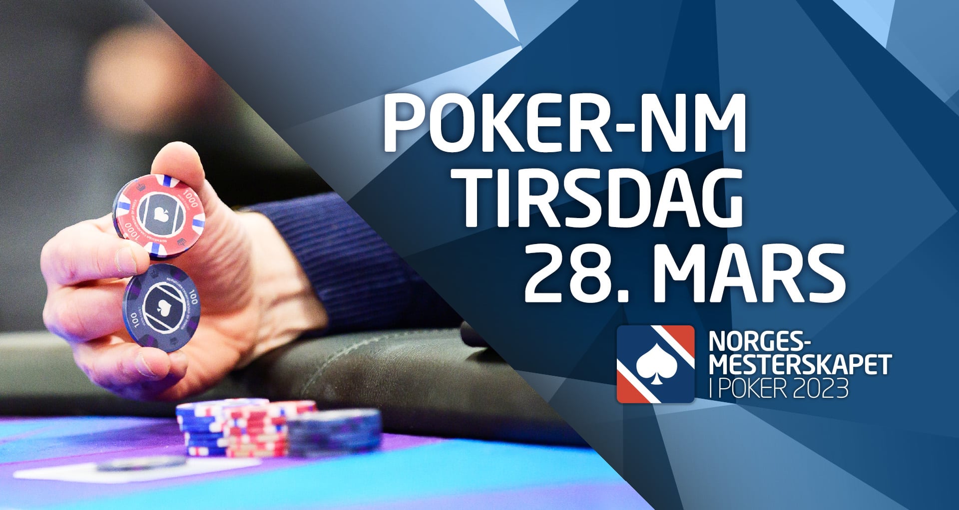 Dette skjer i poker-NM tirsdag 28. mars 2023