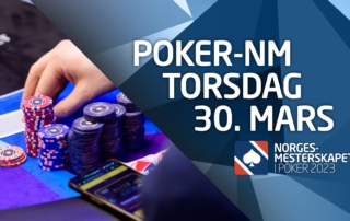 Dette skjer i poker-NM torsdag 30. mars 2023