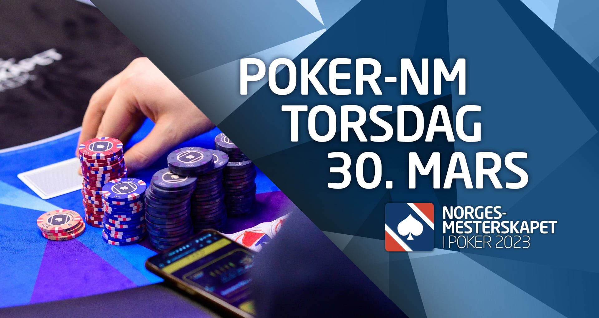 Dette skjer i poker-NM torsdag 30. mars 2023