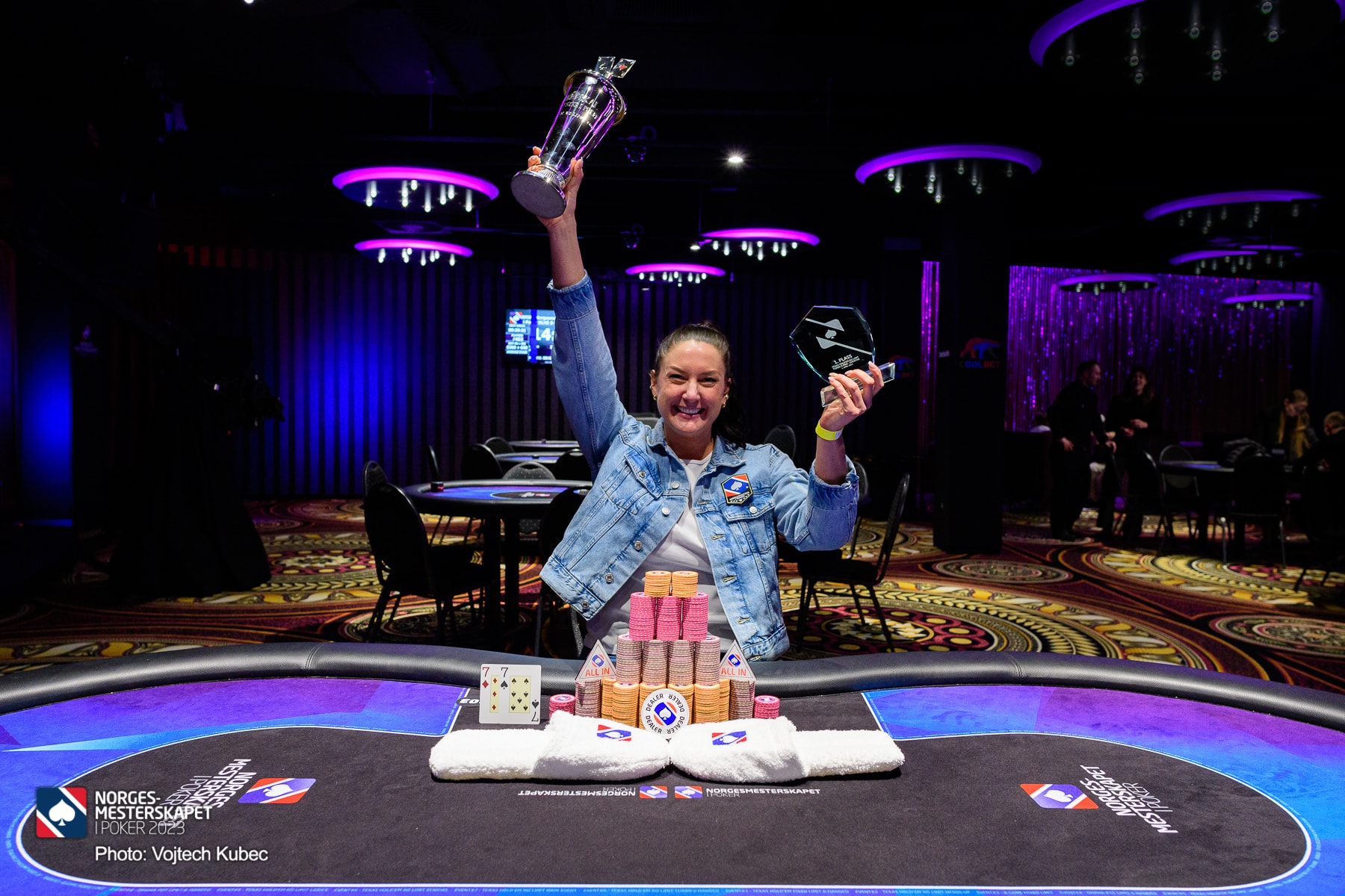 Marte Ruud Sandberg NM8 Norgesmesterskapet i Poker 2023 NLH 8-Max Turbo