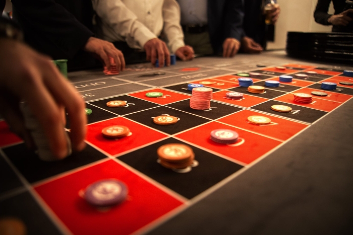 Eventer for poker og casino, med roulette, black jack og poker