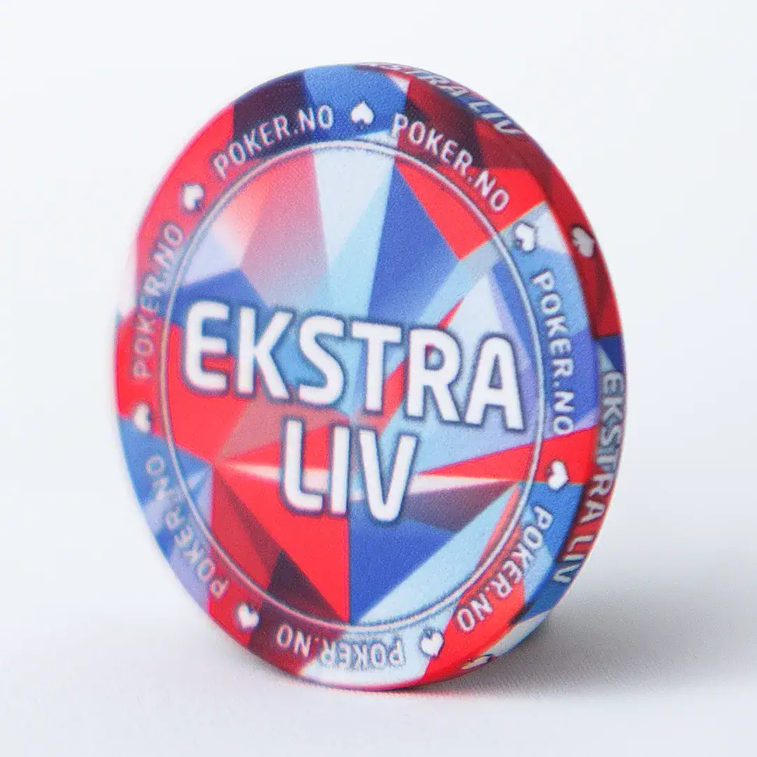 Sjetong for poker med design “Ekstra liv”
