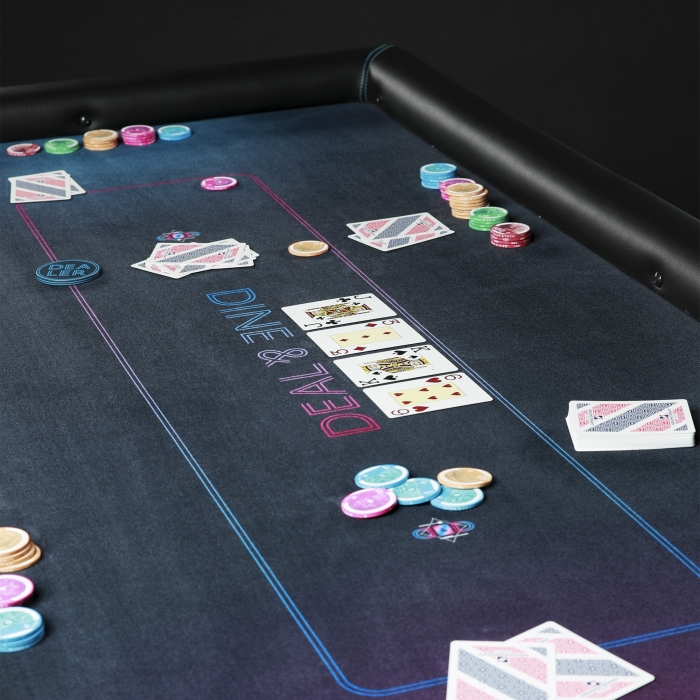 DINE & DEAL Jack-Six spisebord og pokerbord