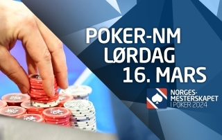 Dette skjer i poker-NM 2024 lørdag 16 mars