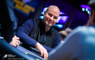 Øyvind Larsen er beste HU-spiller i NM-historien. Her fra poker-NM i 2023.