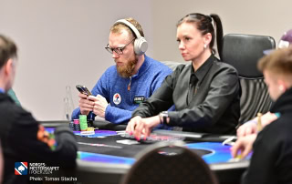 Petter Solli Berg i poker-NM 2024