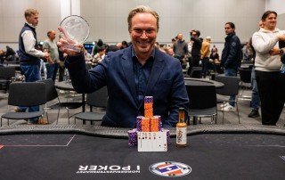 Åge Spets, vinner av 8-game i poker-NM 2024.