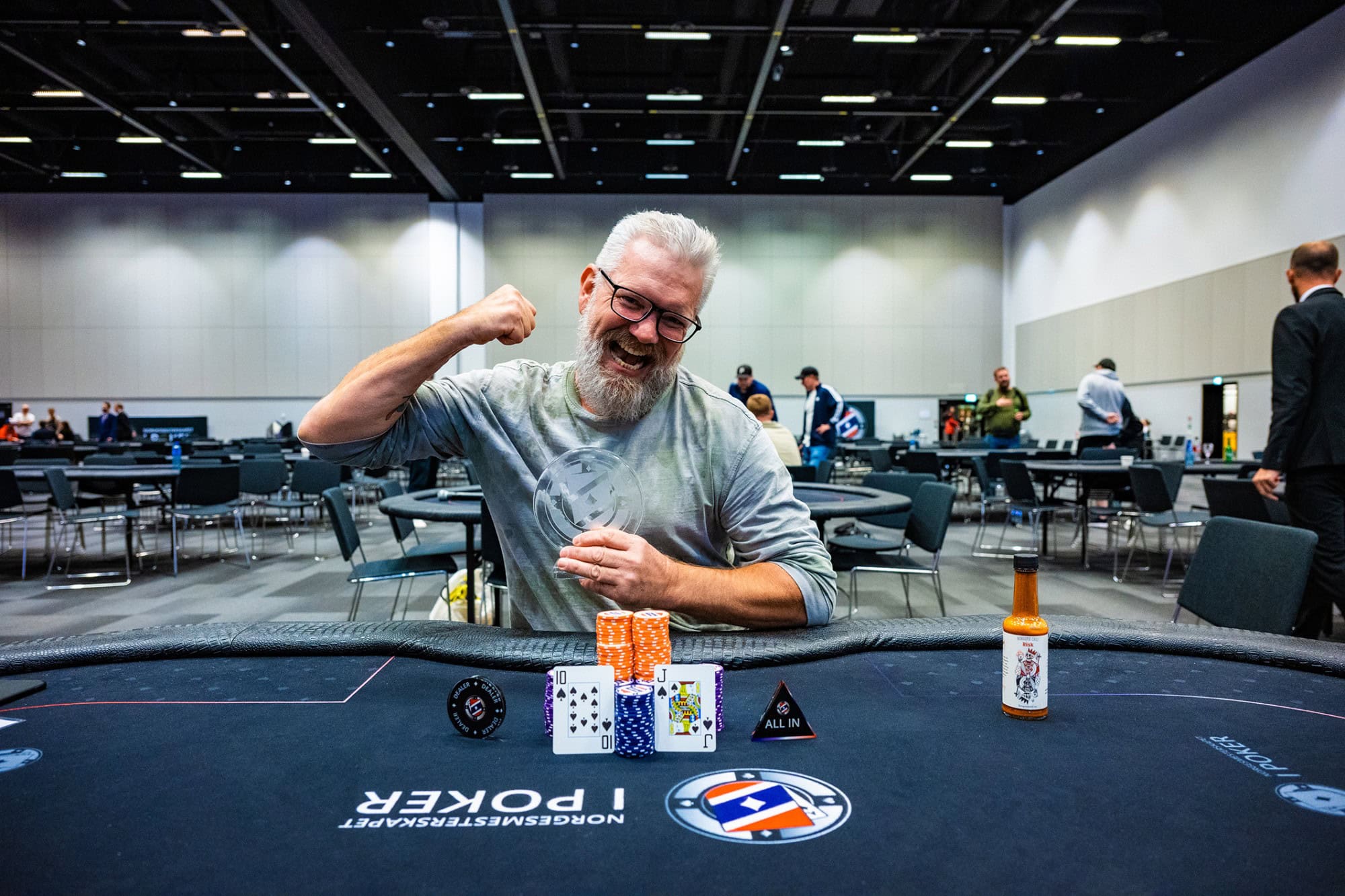 Kai Gimre som ny norgesmester i poker.
