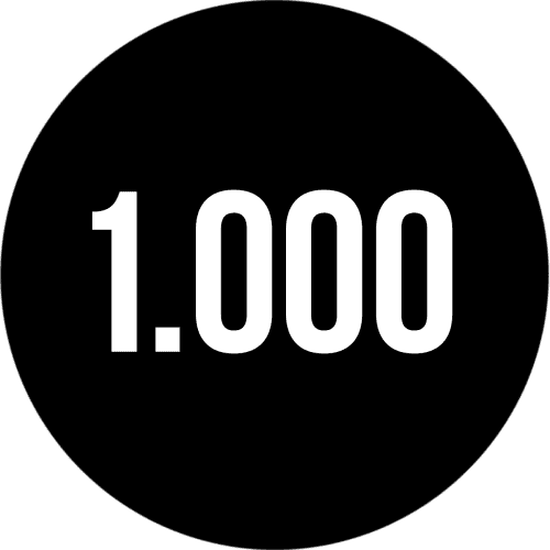 Sjetong med valør 1.000