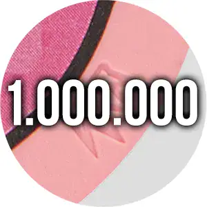 Sjetong med valør 1.000.000 Rosa