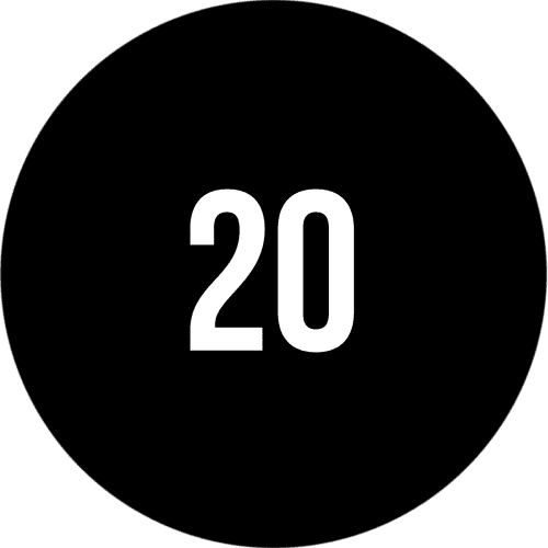 Sjetong med valør 20