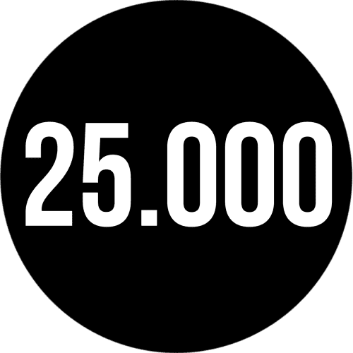 Sjetong med valør 25.000