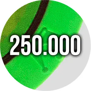 Sjetong med valør 250.000 Grønn (Utgående)