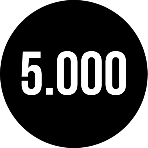 Sjetong med valør 5.000