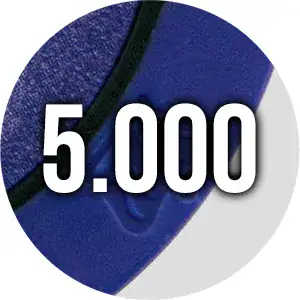 Sjetong med valør 5.000 Blå