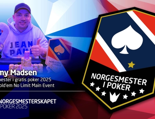 Resultatliste fra Main Event i freeroll-NM 2025