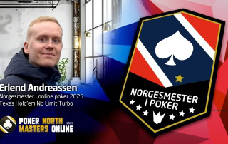 Erlend Andreassen er online norgesmester i turbopoker 2025.