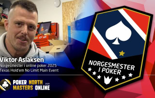 Viktor Aslaksen vant Main Even i Online Poker North Masters 2025.