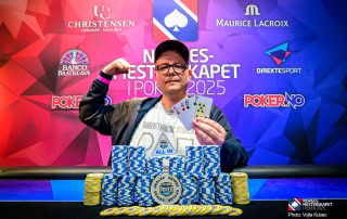 Christian Lund Risøe tok den største pengepremien i Badugi double draw.