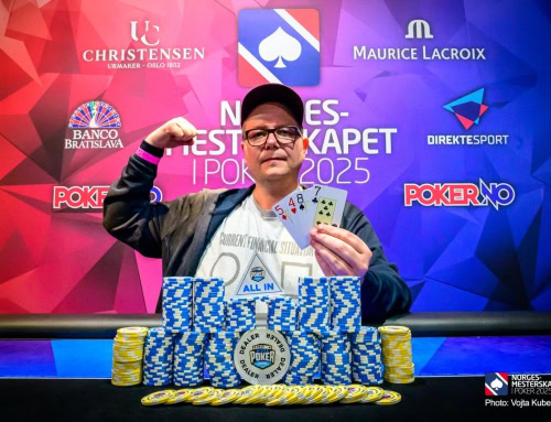 Pengepremiene i €150 Pot Limit Badugi double draw i poker-NM 2025