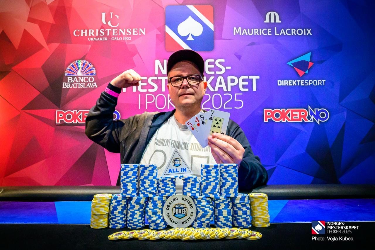 Christian Lund Risøe tok den største pengepremien i Badugi double draw.