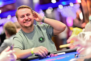 Jon Kyte i poker-NM. Nå spiller han $1500 Omaha Hi-Lo 8 or Better i WSOP 2025.