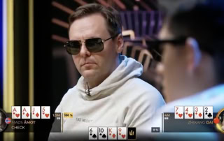 Mads Åmot i Triton Super High Roller Series i Jeju.