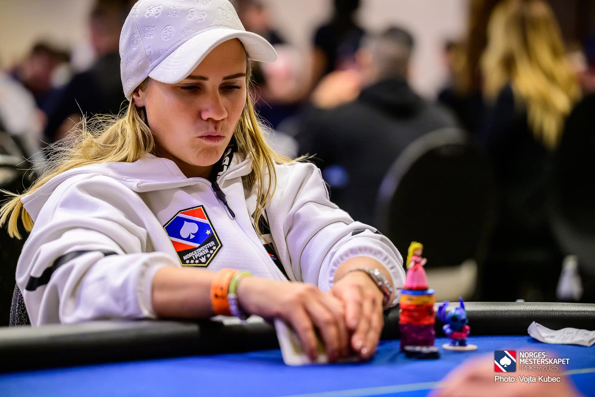 Monica Eilertsen Vaka er tittelforsvarer i Main Event i poker-NM 2025.