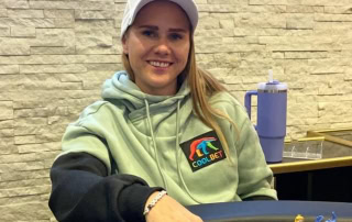 Monica Eilertsen Vaka i poker-NM 2025.