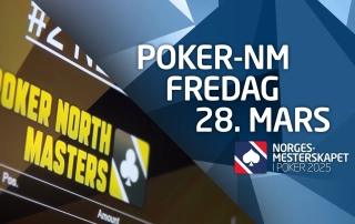Programmet i poker-NM fredag 28. mars