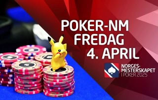 Programmet i poker-NM fredag 4 april