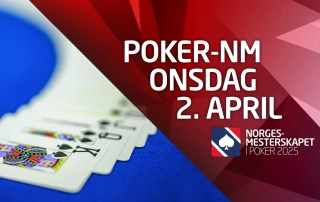 Programmet i poker-NM onsdag 2 april