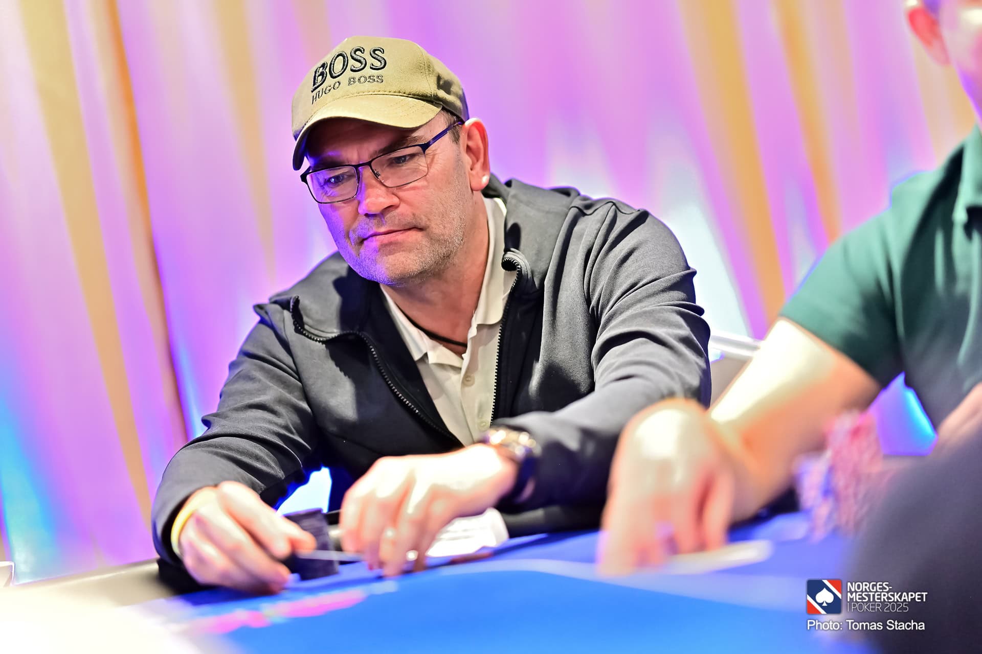 Raymond Forsland i poker-NM 2025.