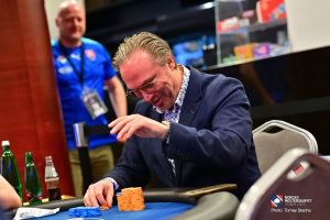 Åge Spets i poker-NM 2025.