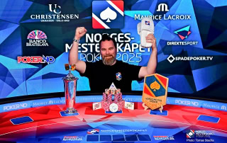 Ambjørn Haga i poker-NM 2025.